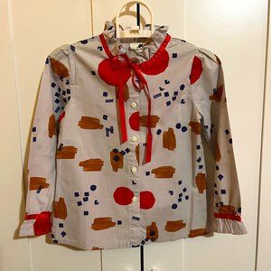 Aura Kids Abstract Button Down Shirt NWT